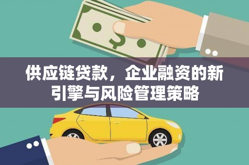 格尔木供应链贷款，企业融资的新引擎与风险管理策略