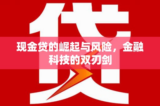格尔木现金贷的崛起与风险，金融科技的双刃剑