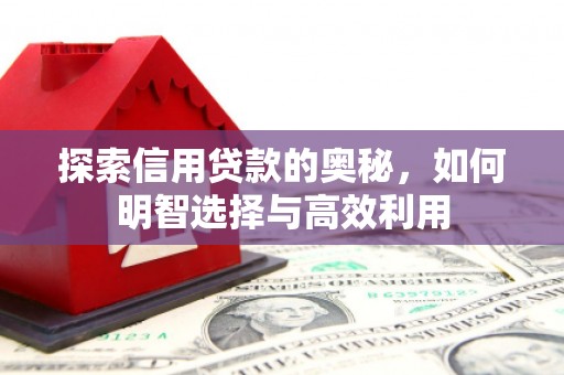 格尔木探索信用贷款的奥秘，如何明智选择与高效利用