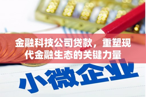 格尔木金融科技公司贷款，重塑现代金融生态的关键力量