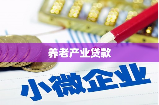 格尔木养老产业贷款